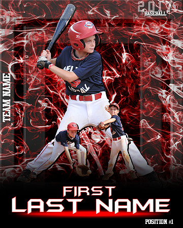 Explosion Poster-baseball