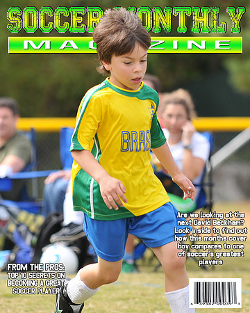 soccer magazine cover
